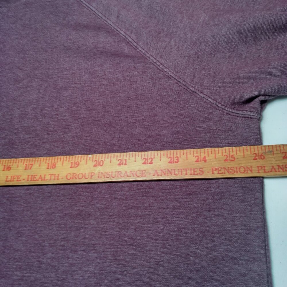 GAP Shirt Women XXL Hooded Raglan Long Sleeve Plum Purple Athleisure Activewear - Picture 4 of 10